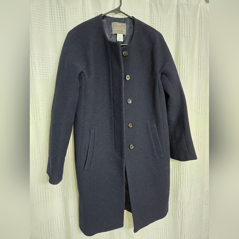 J. Crew Italian Double Cloth Wool Coat
